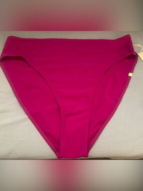 🆕- summersalt Magenta High-Waist Bikini Bottom